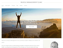 Tablet Screenshot of musclemanagement.com.au